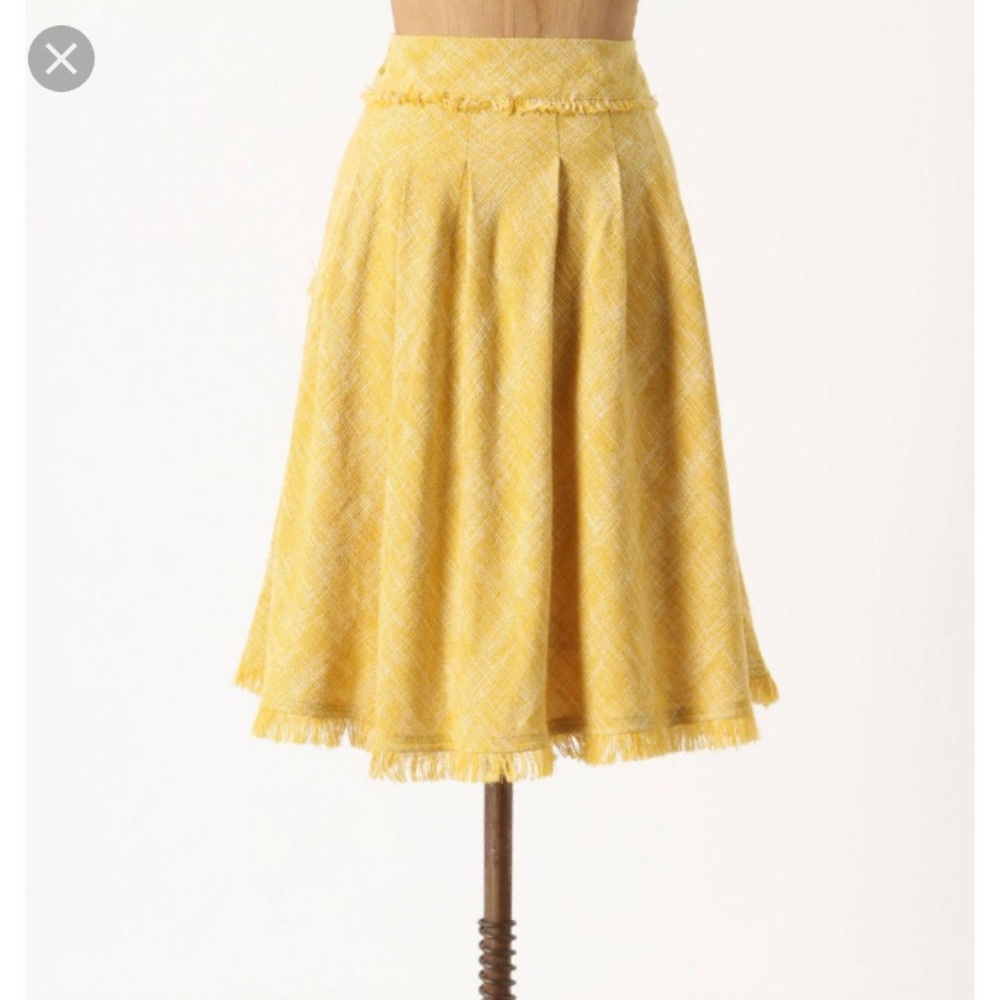 Anthropologie  tweed skirt